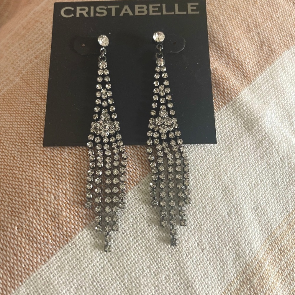 Christabelle Shimmering ✨ Chandelier Earrings NWT